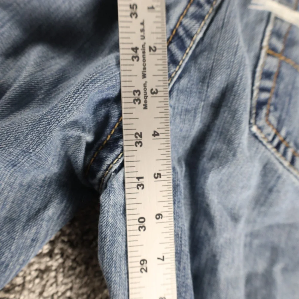 Ariat FR M3 Loose Fit Jeans Mens 33x34‎ Distressed Ripped Workwear Denim CAT 2